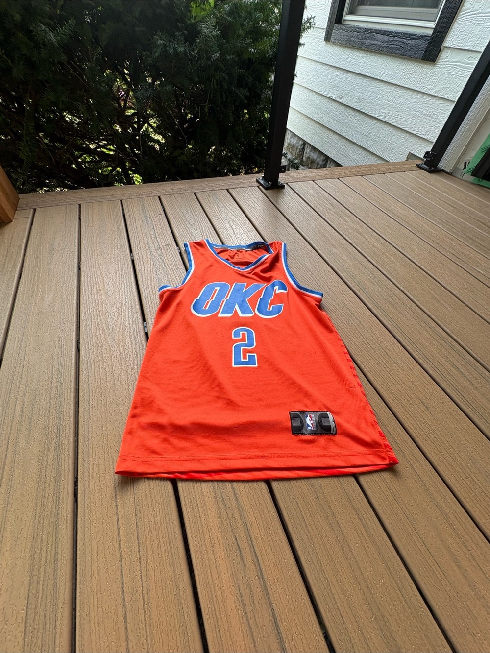Fanatics OKC Orange Kids Basketball Jersey #2